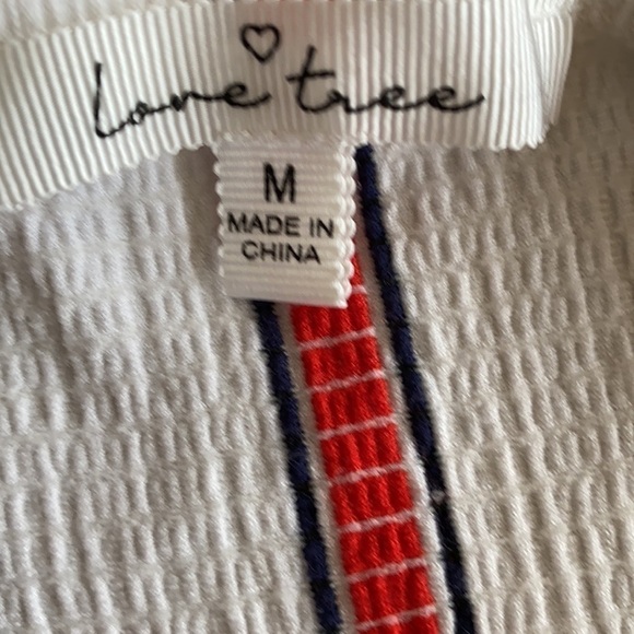 Love Tree Strapless Striped Jumpsuit, Sz Medium - Picture 4 of 9